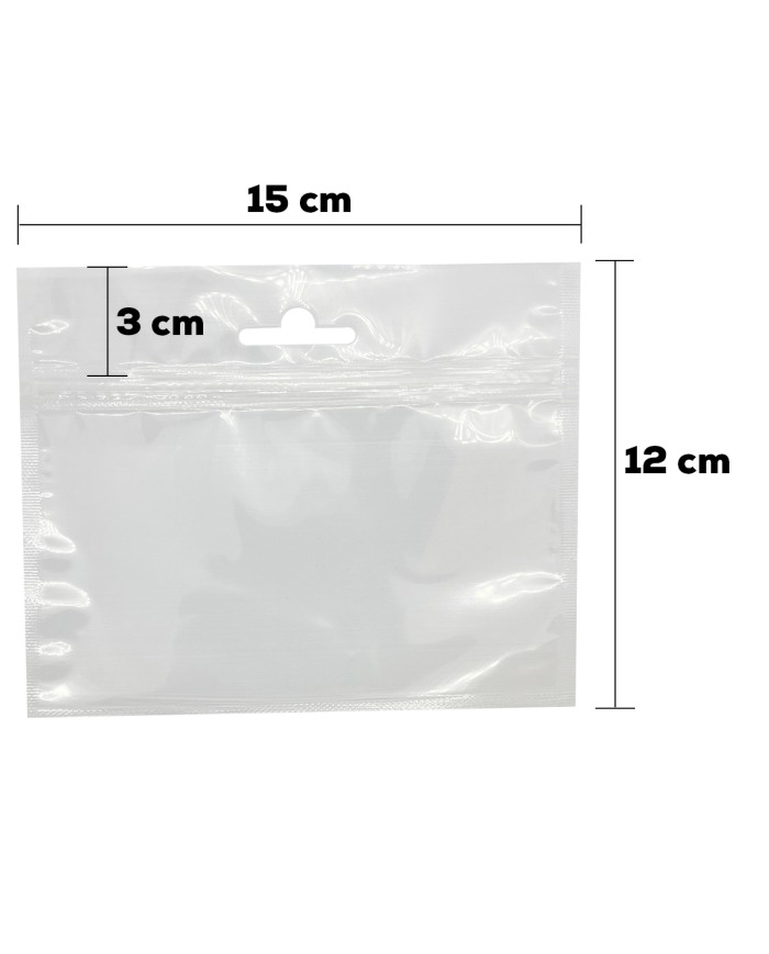 Strunówka torebka na przynęty gumowe doypack opakowanie 15x12 cm, 1szt