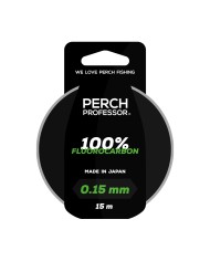 Perch Professor 100% Fluorocarbon 0,17mm, 4 lb/1,8 kg - 15m