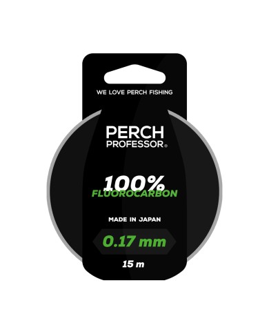 Perch Professor 100% Fluorocarbon 0,17mm, 4 lb/1,8 kg - 15m