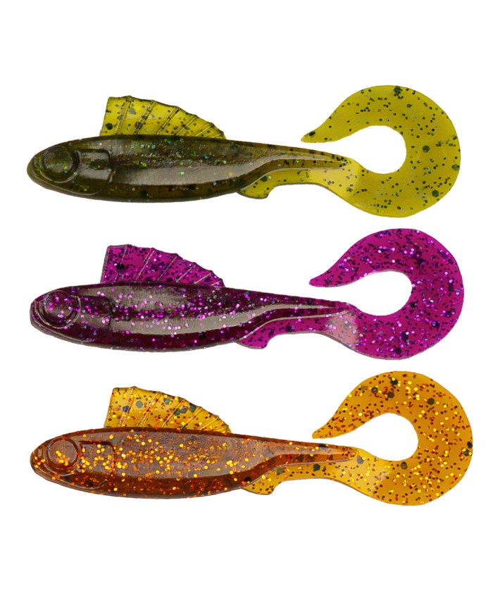 Perch Professor Flirty Twist 2,5”/6,5cm 03 Bimber Tea - 5szt