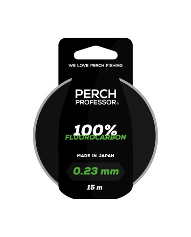 Perch Professor 100% Fluorocarbon 0,23mm, 8 lb/3,6 kg - 15m