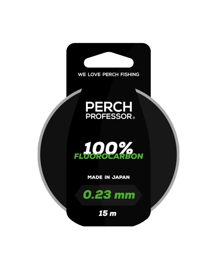 Perch Professor 100% Fluorocarbon 0,23mm, 8 lb/3,6 kg - 15m