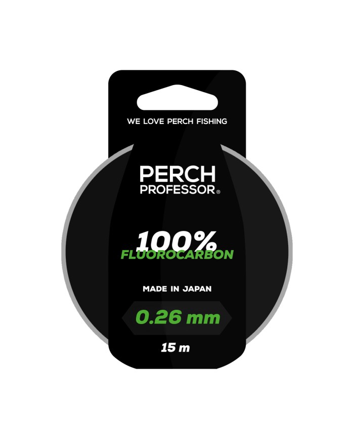 Perch Professor 100% Fluorocarbon 0,26mm, 10 lb/4,5 kg - 15m