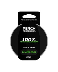 Perch Professor 100% Fluorocarbon 0,26mm, 10 lb/4,5 kg - 15m