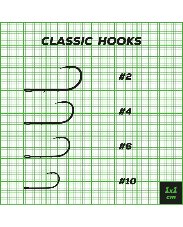 Perch Professor Classic Hooks hak klasyczny rozmiar 2 - 10szt