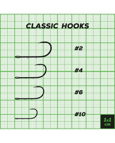 Perch Professor Classic Hooks hak klasyczny rozmiar 4 - 10szt