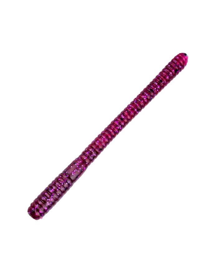 Perch Professor Flying Worm 2”/5cm 02 Purple Pepper - 8szt