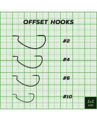 Perch Professor Offset Hooks hak offsetowy rozmiar 2 - 6szt