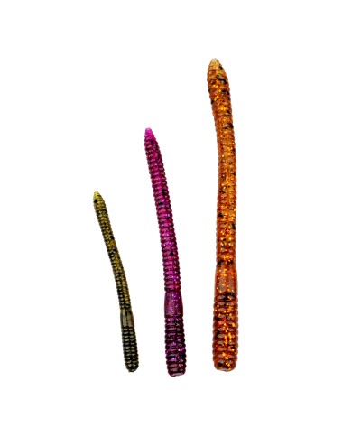 Perch Professor Flying Worm 2,75”/7cm MIX - 6szt