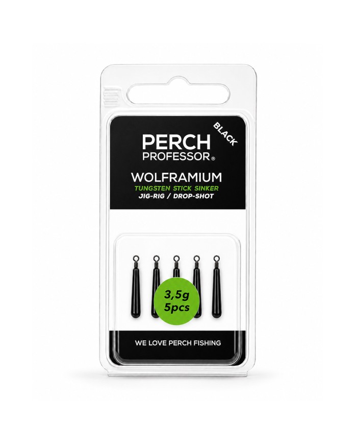 Perch Professor Wolframium ciężarek wolframowy Jig-Rig/Drop-Shot 3,5g - 5szt